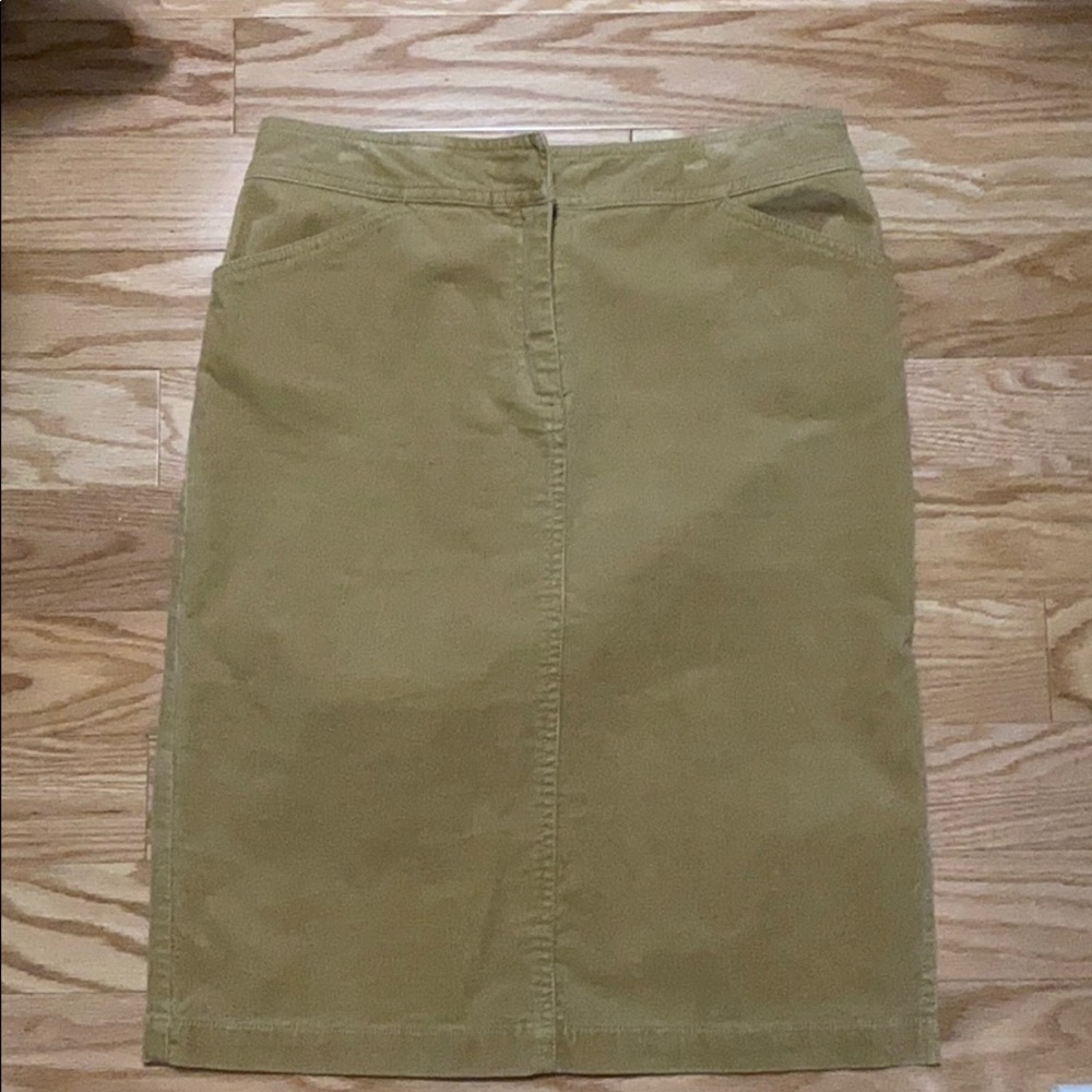 JCrew corduroy pencil skirt